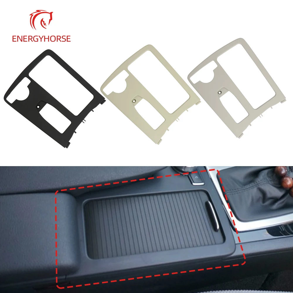 

For Mercedes-Benz W204 W207 W212 C E Class Genuine Black Car Center Console Cup Holder Trim Cover Replacement 2046800107
