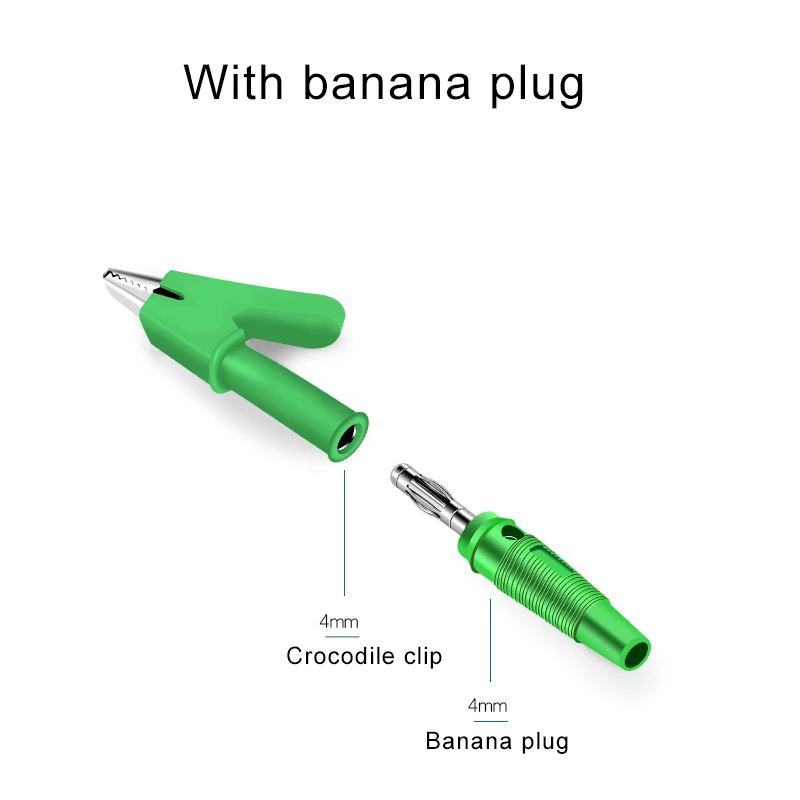 10 шт./лот 4 мм разъем батарея с высоким током чистая медь Аллигатор зажим открытие