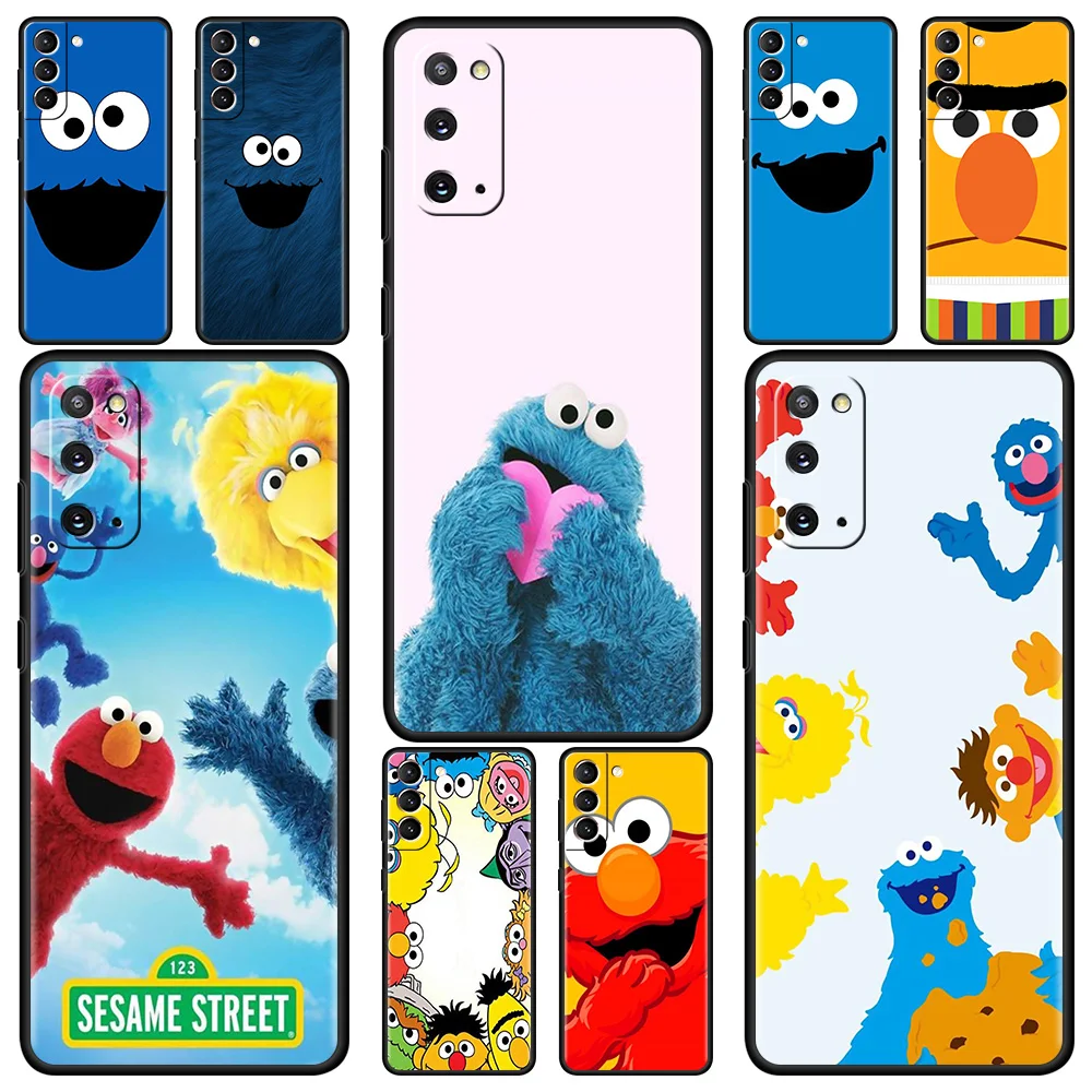 

Biscuit Loving Monster Case For Samsung Galaxy S21 Ultra S20 FE S10 Lite S9 Plus S8 S10e S7 A51 A12 TPU Shell Mobile Phone Cover