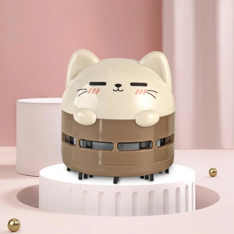 

Многофункциональный беспроводной мини-пылесос с мультяшным рисунком животных, перезаряжаемый пылесос для чистки клавиатуры дома и офиса