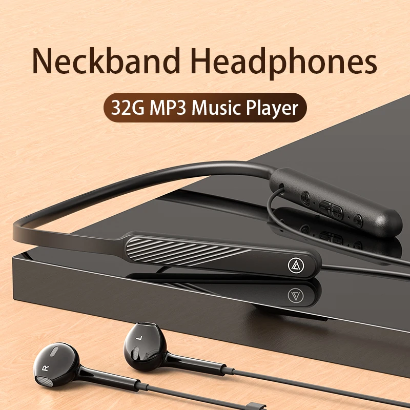 Спортивные наушники с шейным ободом беспроводные наушники-вкладыши Bluetooth стерео