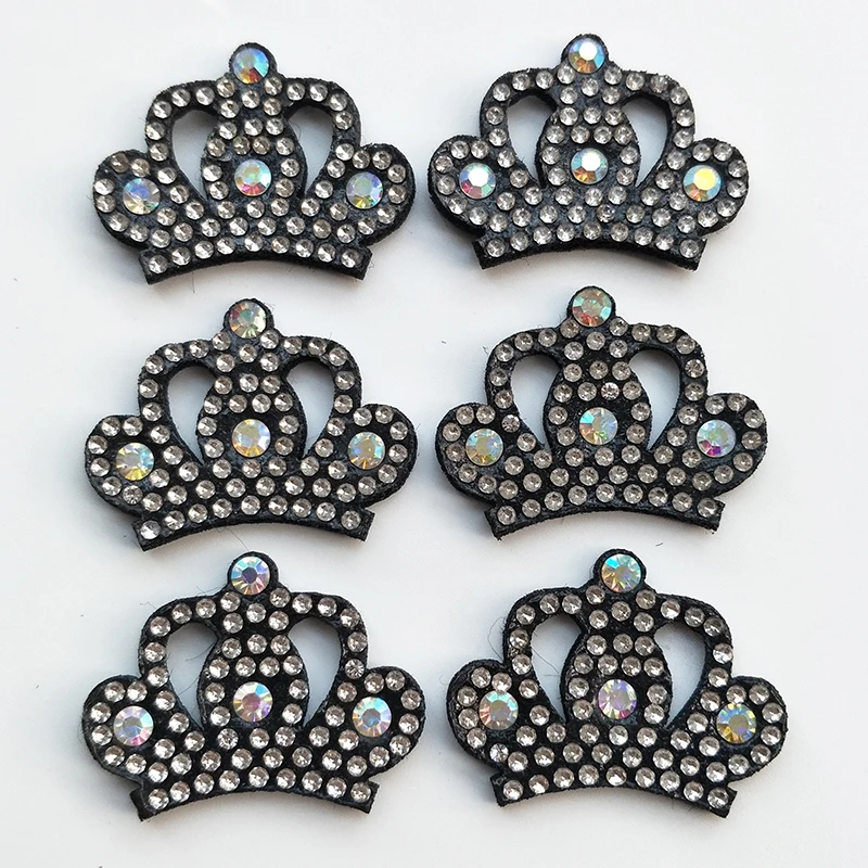 20 шт./лот Мульти Стиль Черная Бабочка Алмазная аппликация патчи для обуви