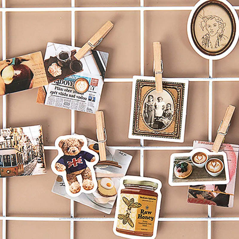 45 шт Ретро наклейки каваи видео канцелярские Бумажные Клейкие для детей