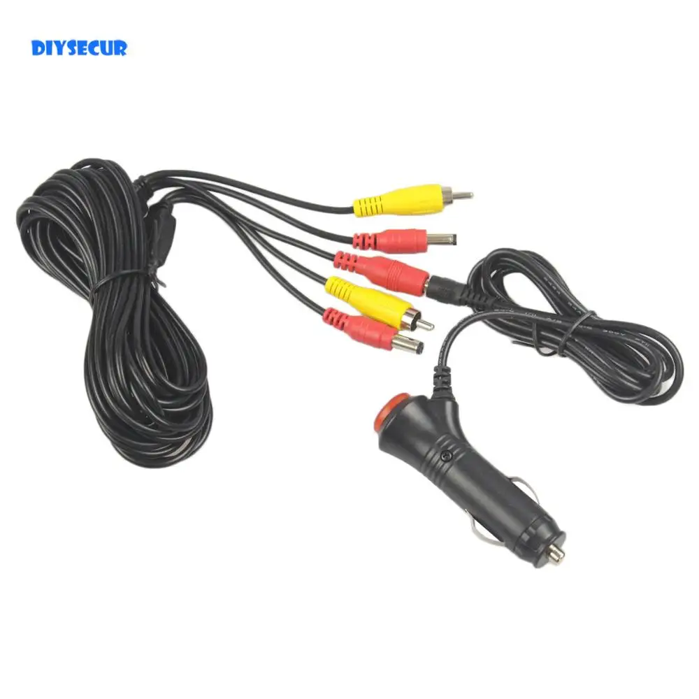 Входное автомобильное зарядное устройство DIYSECUR 12 В постоянного тока адаптер