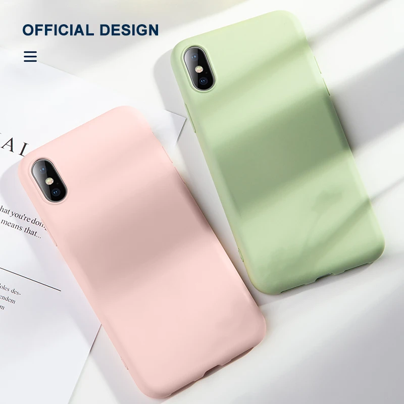 Жидкий силиконовый чехол для iPhone 12 11 Pro Max XS XR 7 8 Plus мягкий гелевый резиновый