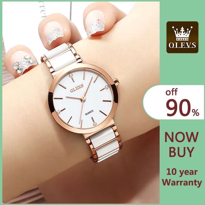 

Часы женские OLEVS, кварцевые, многофункциональные, водонепроницаемые