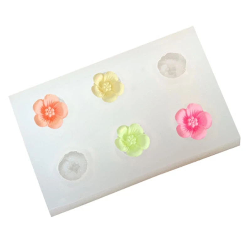 

Easy to Clean Flower Fondant Silicone Cookie Mold DIY Chocolate Cak Baking Mold Candy Craft Nonstick Mousse Cake Decoration Tool