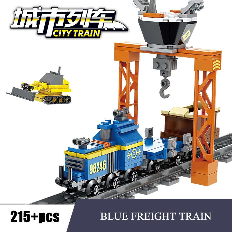

Original KAZI new product 98244 train model assembled building block toys children's toys 5-10 years old