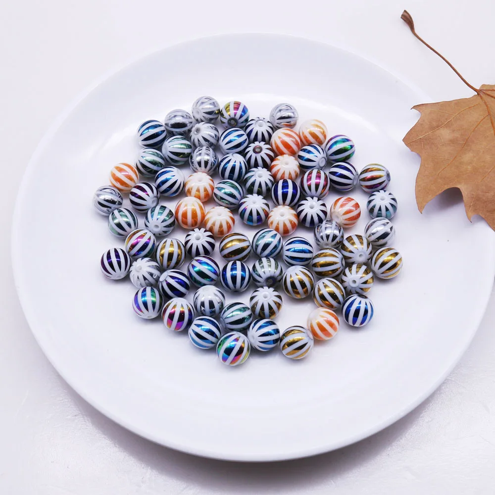 20 шт 10 мм жемчужные бусины Рождественские украшения для дома перфорированные