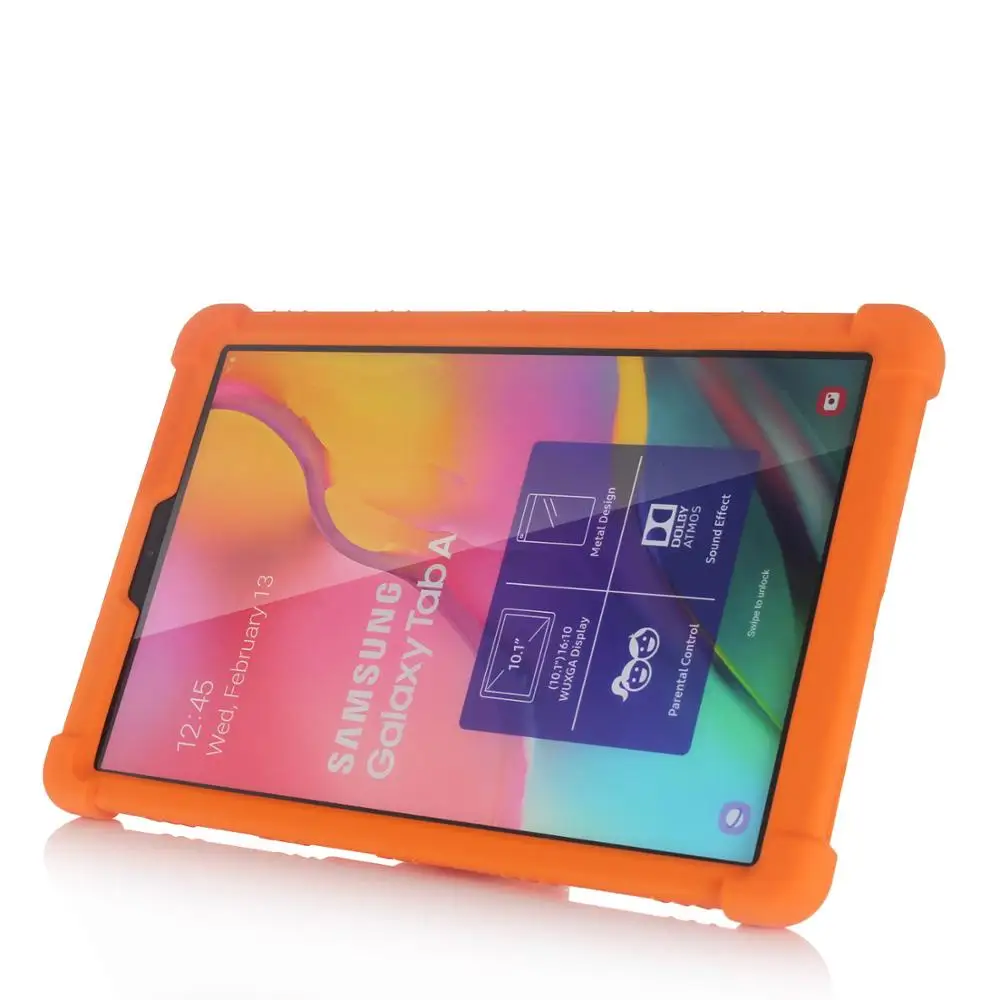 Мягкий силиконовый резиновый чехол с подставкой для Samsung Galaxy Tab A 10 1 2019 T510 T515 SM-T510