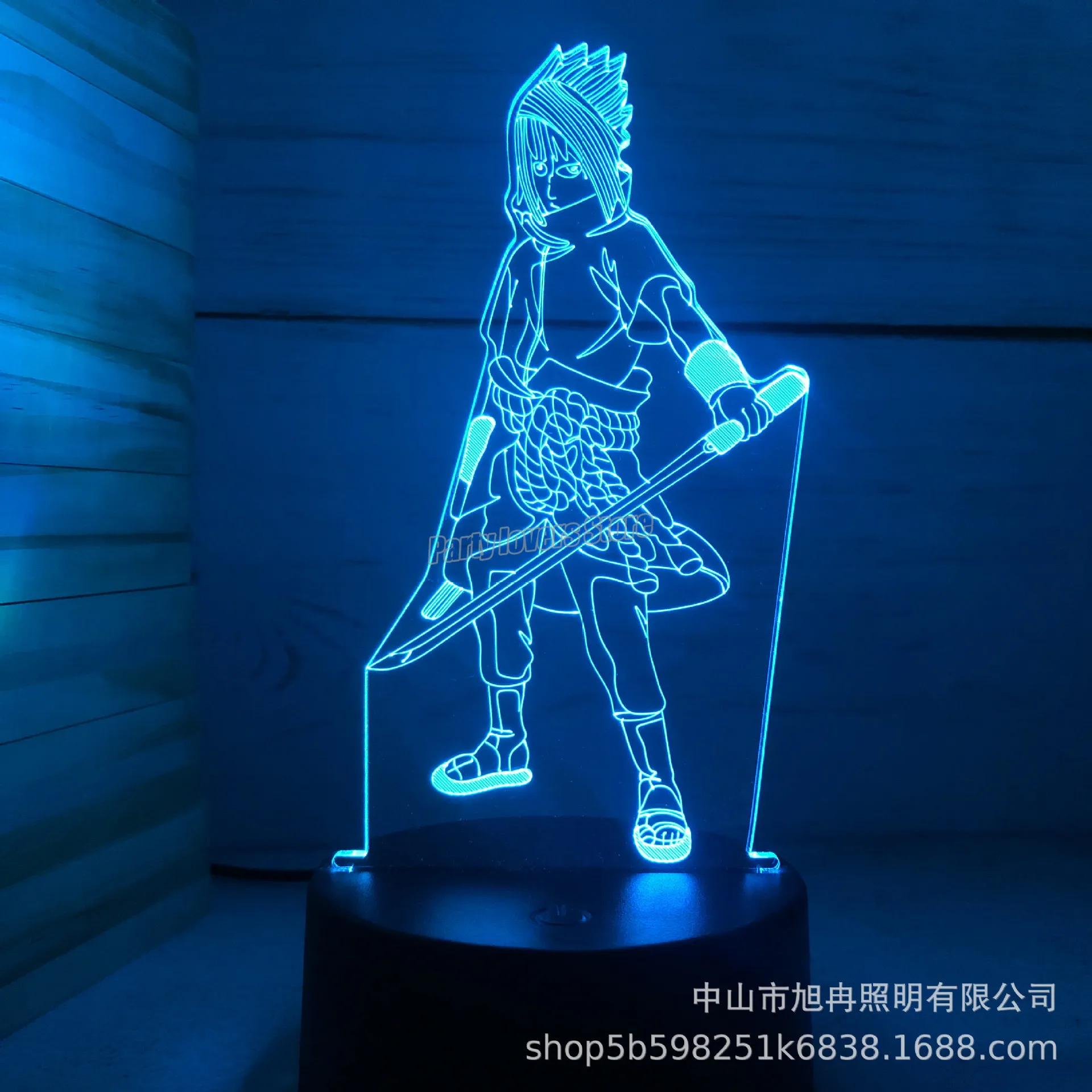 TAKARA TOMY Naruto Uchiha Itachi 3D ночной светильник светодиодный креативный красочный