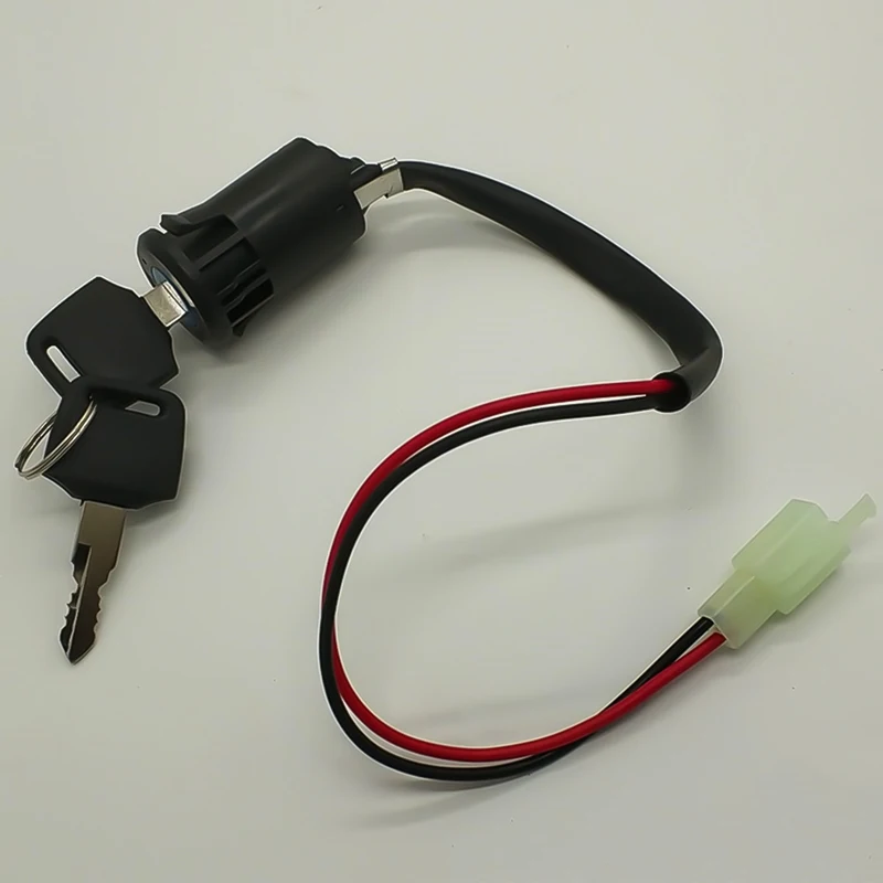 Универсальный черный ключ зажигания для мотоцикла Электрический дверной замок с