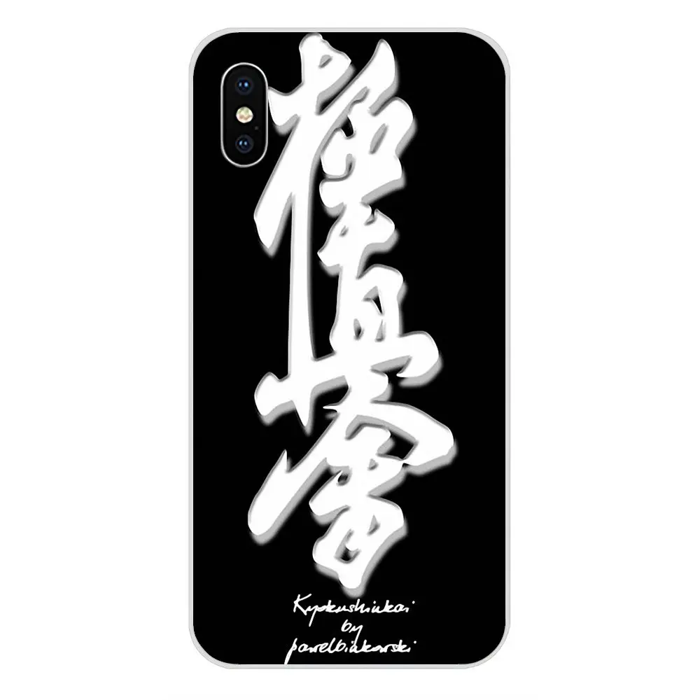 as picture Мягкий Силиконовый ТПУ Прозрачный чехол для крышки корпуса Kyokushin для Apple IPhone X XS Max XR 4 4s 5 5C 5S SE 6 6S 7 8 Plus - Цвет: as picture