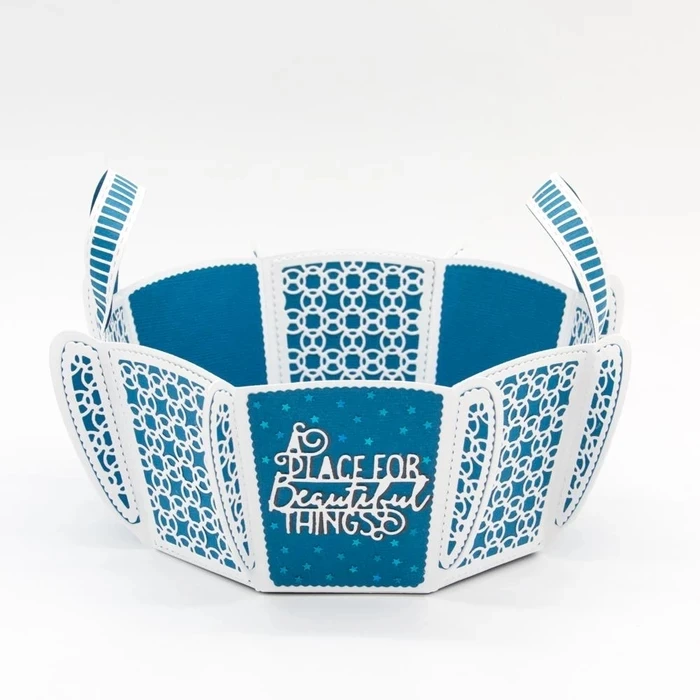 Металлические Вырубные штампы в виде цветочной корзины вырезанные формы для