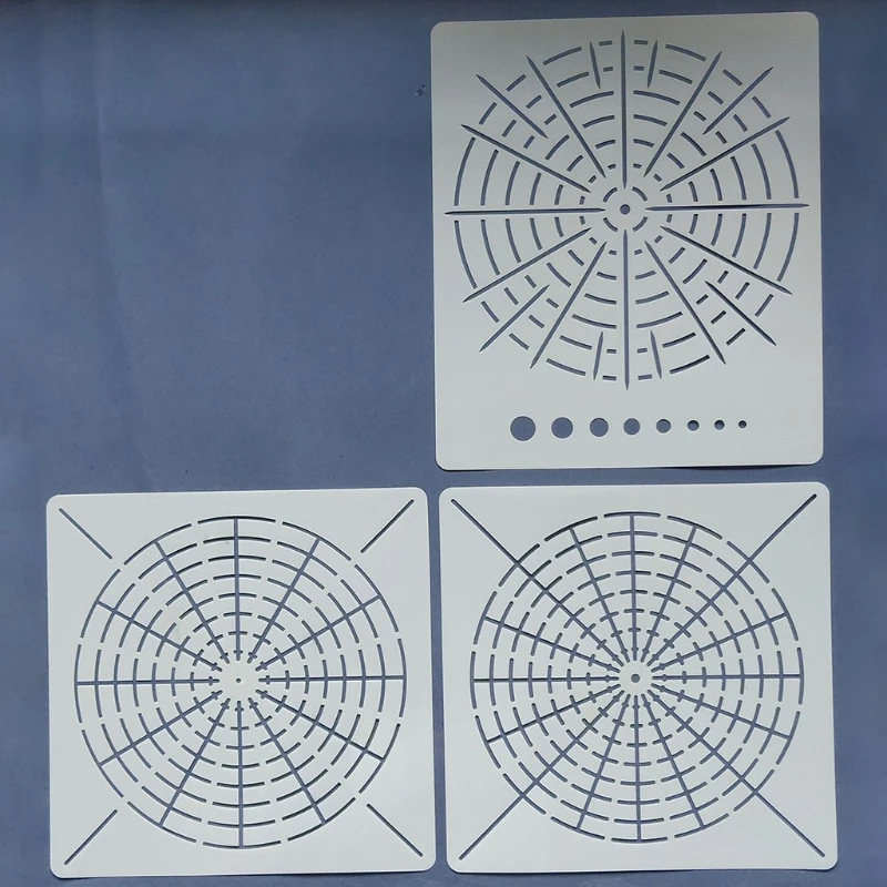 

Mandala Painting Templates Stencils for DIY Rock Scrapbook Coloring Embossing Album Decorative - Reusable and Washable Stencil