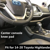 for 2014 2020 toyota highlander car knee pad interior accessories car knee pad cusion center console driver side soft pad