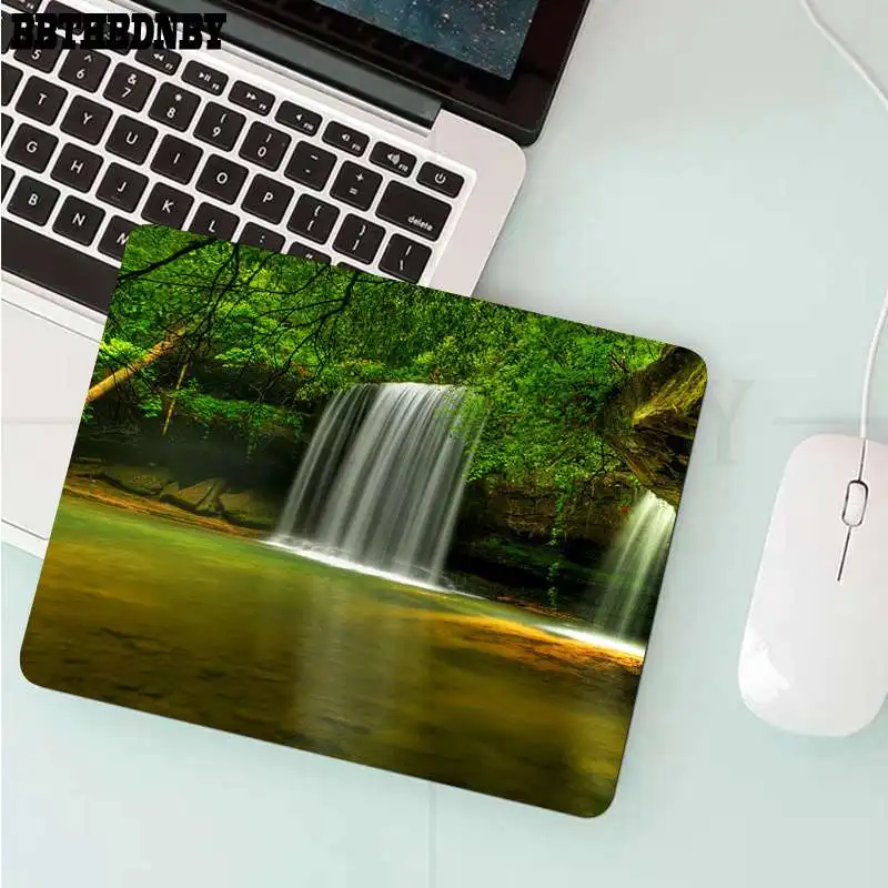 

BBTHBDNBY Beautiful Anime Forest Creek Comfort Mouse Mat Gaming Mousepad Smooth Writing Pad Desktops Mate gaming mouse pad