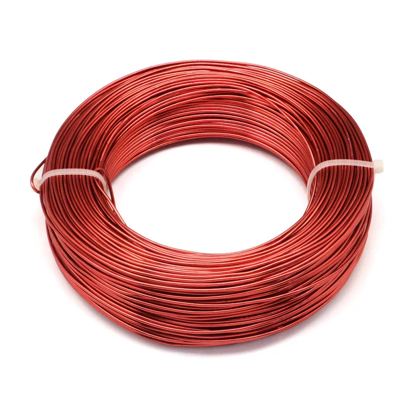 Red 500g 0,8/1/1,5/2/3/3,5/4/5/6 мм алюминиевая проволока ювелирных изделий для ювелирных украшений Hand-Made ремесла F60 - Цвет: Red