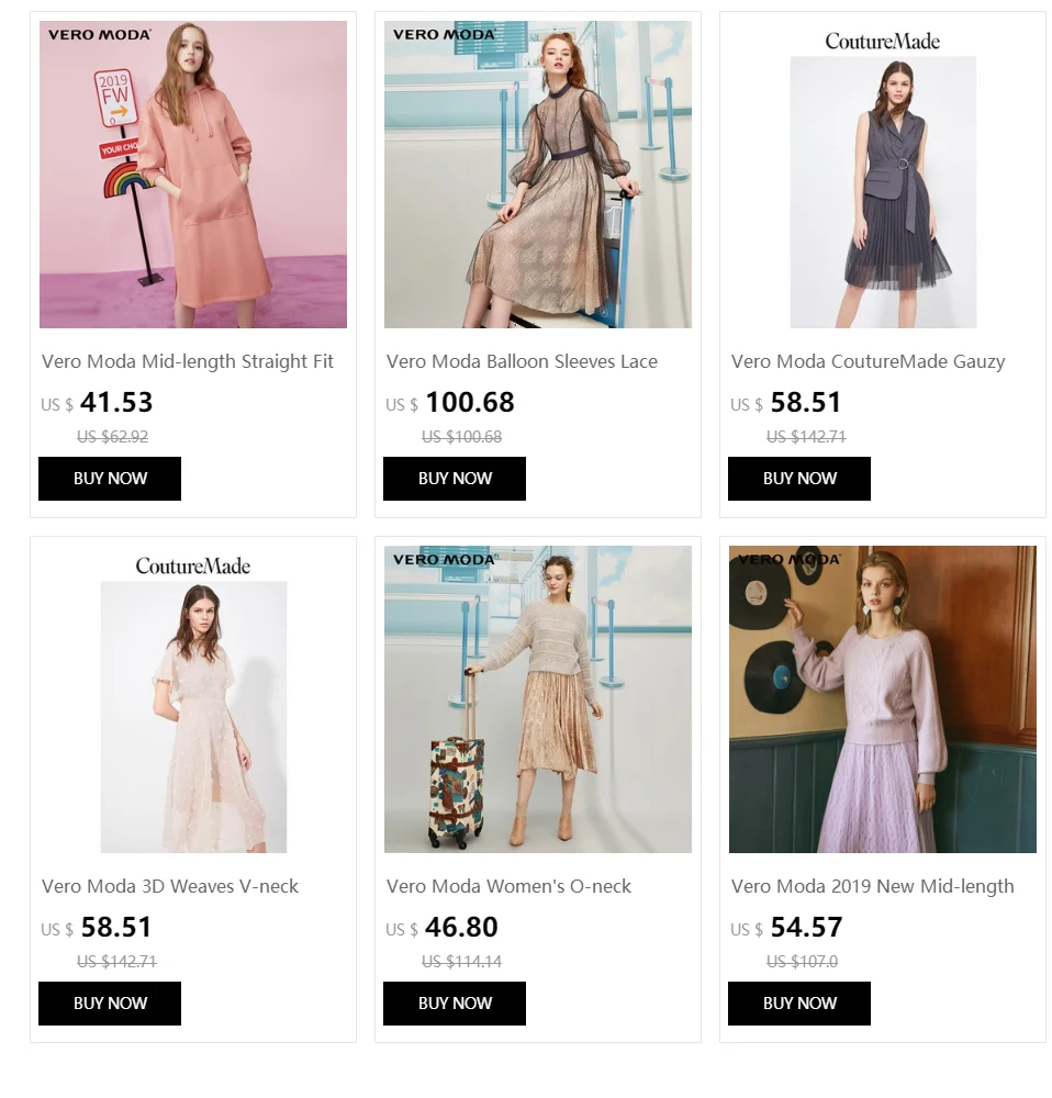 Vero Moda новое платье платье женское с высоким воротником и рукавами летучая мышь | 318346517