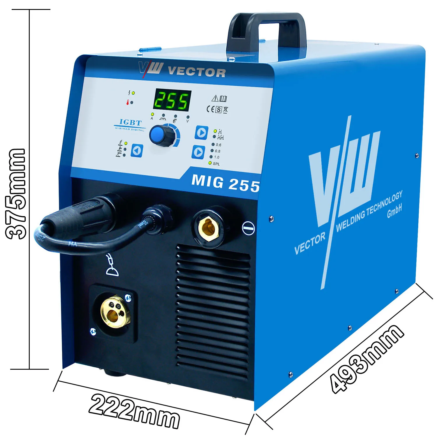 Сварочный аппарат MIG MAG MMA GAS/GASLESS 2 в 1 с сердечником из флюса 5 кг 220 В переменного