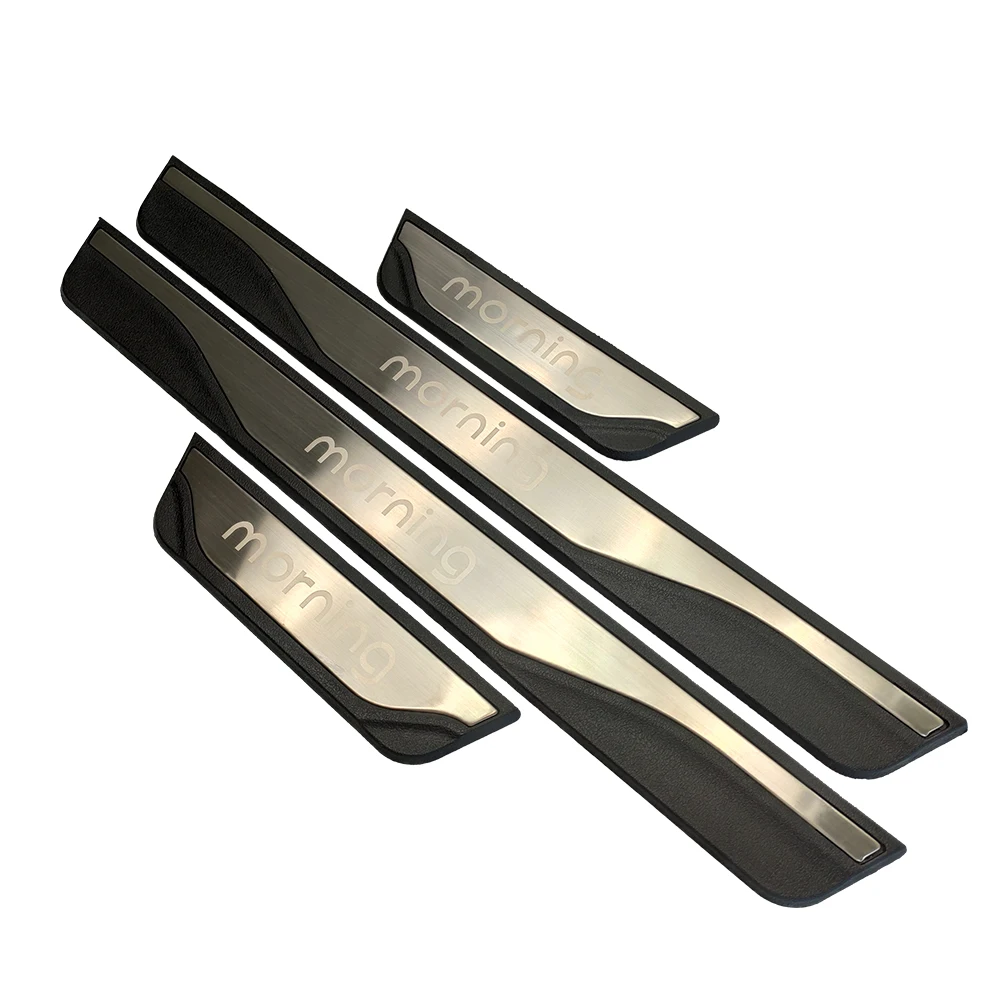 Для Kia Утро аксессуары Нержавеющая сталь порога полосы крышки Накладка защита