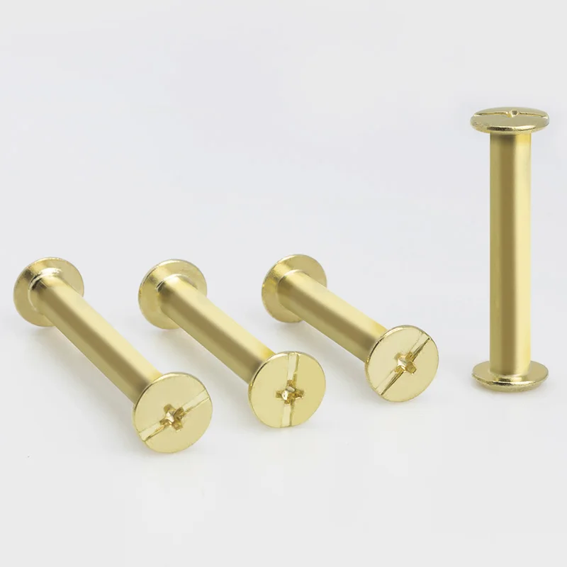 Медные Детские и женские заклепки лепестковый ноготь Стыковая фиксация винтовая