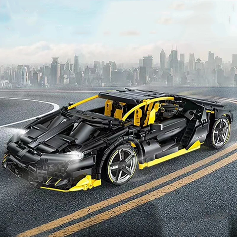 Technic black Lamborghinis Centenario Roadster 1:12 Супер спортивный автомобиль строительные блоки