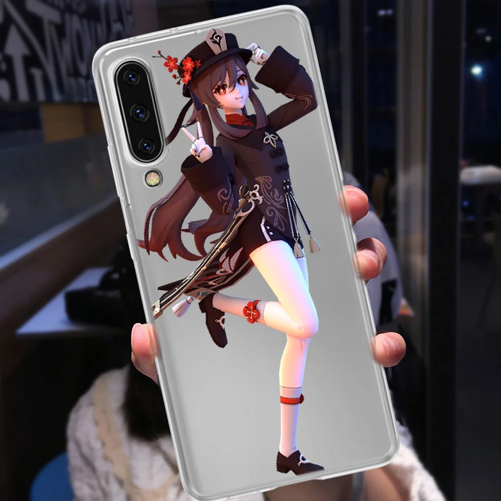 Чехол Hu Tao для телефона Samsung Galaxy A 3 5 7 8 10 20 21 30 40 50 51 70 71 E S 2016 2018 4G Прозрачный 3D чехол