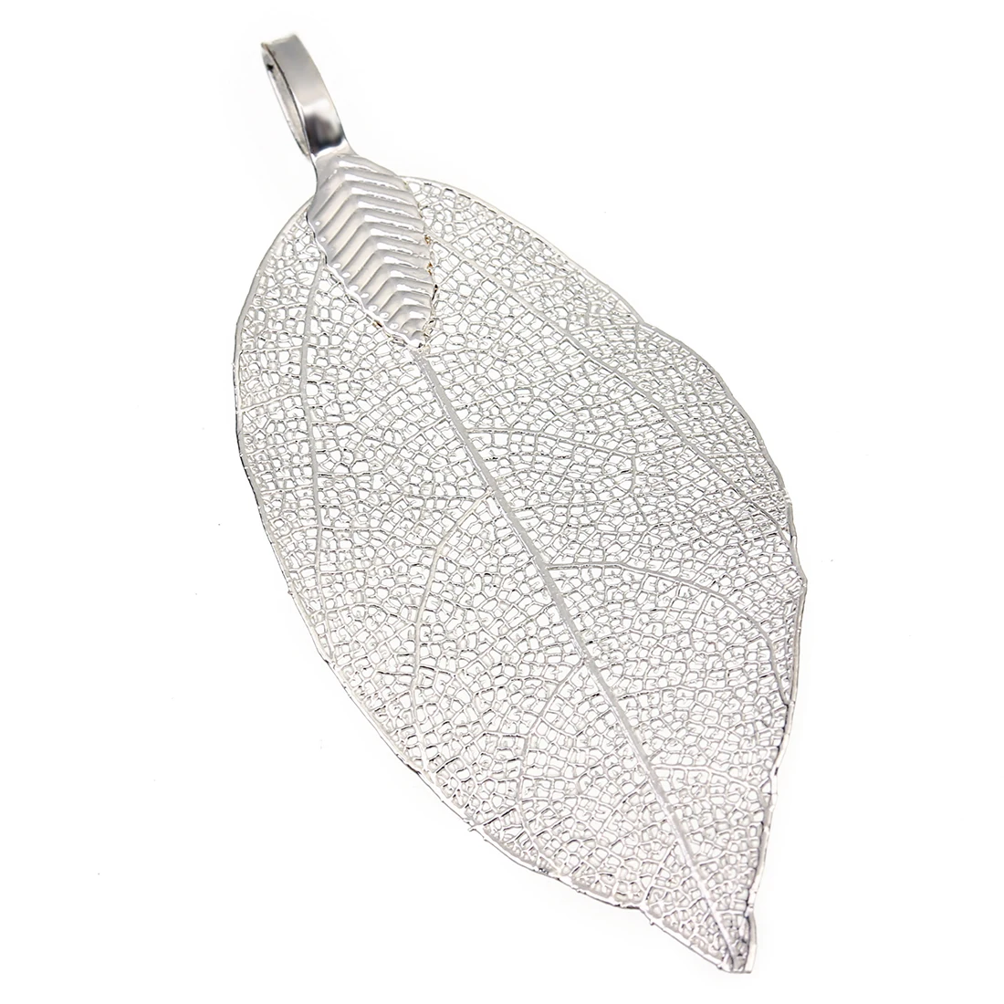 Медные Подвески с большими листьями и венами 2 шт./лот подвеска 4*6 см цвет розового