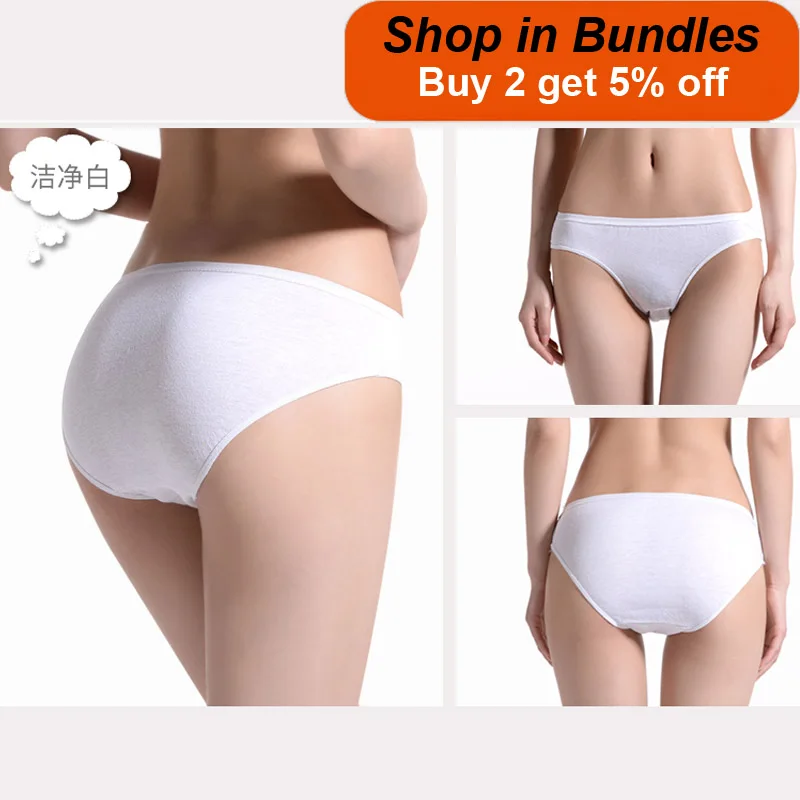 

Одноразовое женское хлопковое нижнее белье/Трусики, 5 шт., посылка