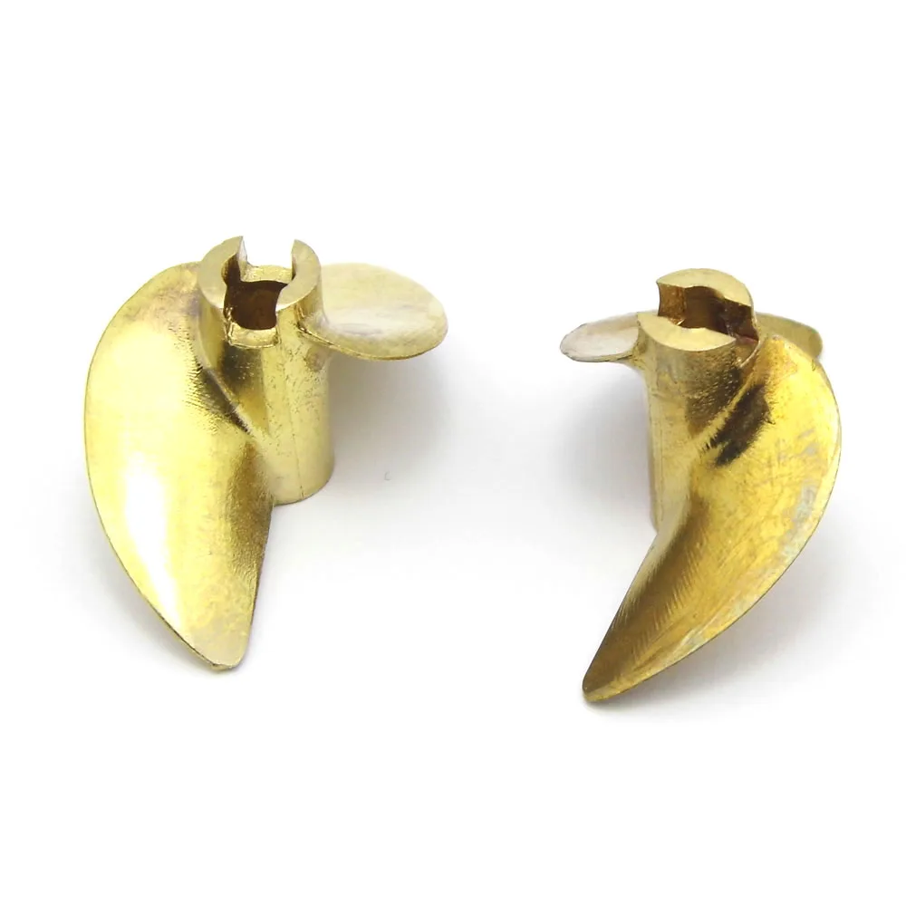 1 шт медный пропеллер с 2 лопас