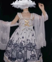 white sugar girl currently available original design lolita cross cycle gothic dark strap jsk dress