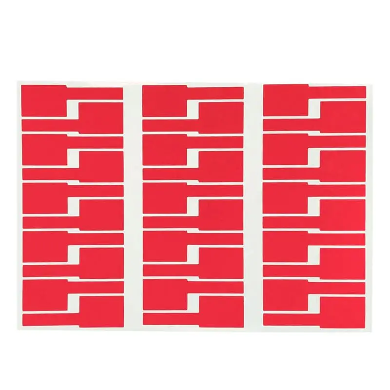 1 Sheet Cable Labels Sticker Waterproof Identification Tags Self-adhesive Cable Tie Sticker Labels