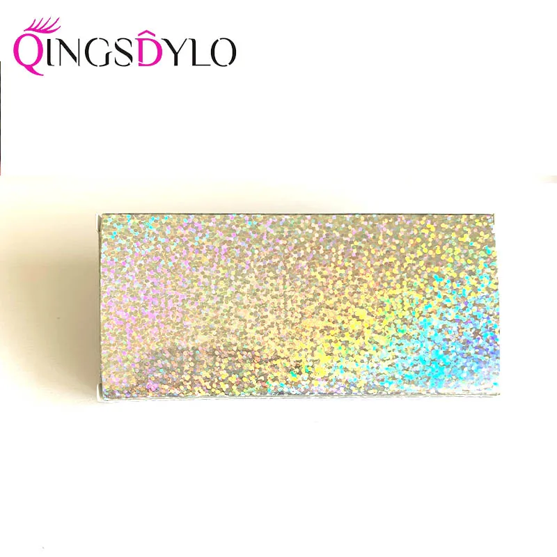 Новая голографическая коробка для ресниц мягкие бумажные норковые ресницы