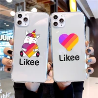 toplbpcs likee funny cat bear love heart phone case for iphone 8 7 6 6s plus x 5s se 2020 xr 11 12mini pro xs max