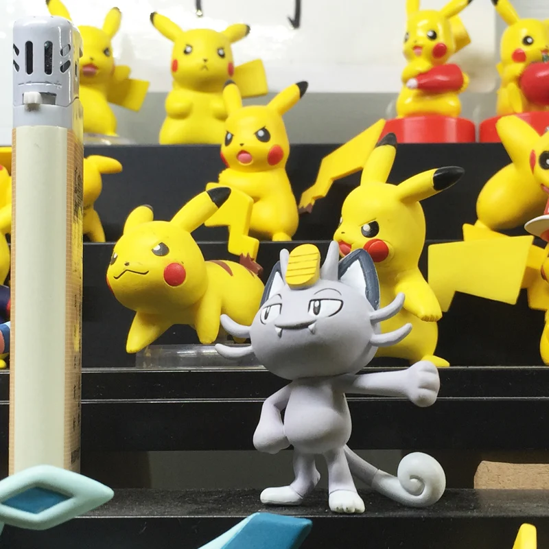 

Genuine Pokemon Doll Pocket Monster Takara Tomy MC Model Meowth Action Figure Modle Gift