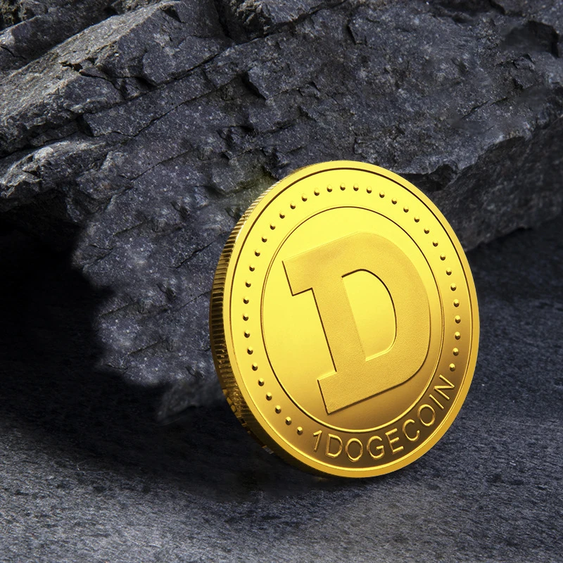 

Beautiful WOW Gold Plated Dogecoin Commemorative Coins Cute Dog Pattern Dog Souvenir Collection Gifts Commemorative Coins