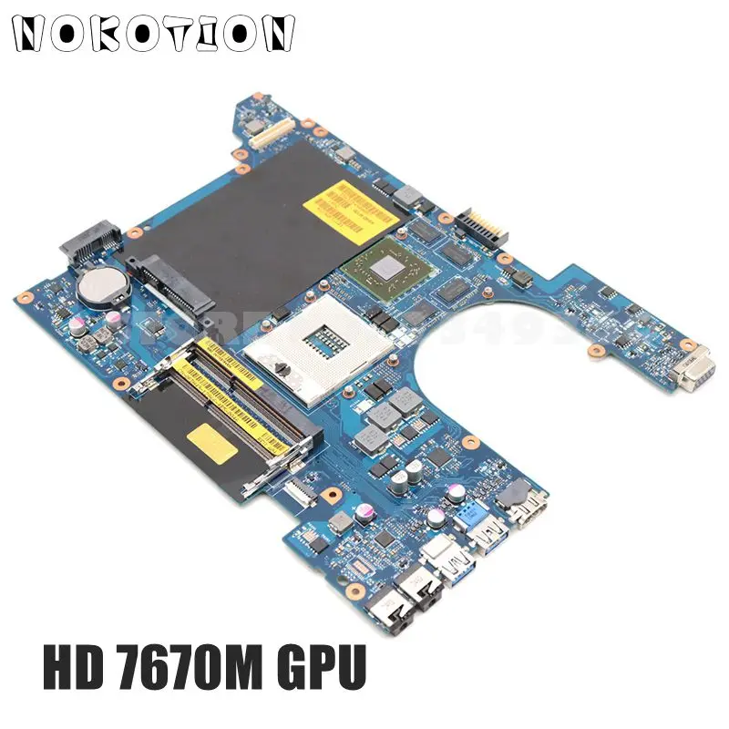 NOKOTION материнская плата для ноутбука Dell Vostro 3560 v3560 Материнская плата ноутбука CN-0RDH49 0RDH49 QCL00 LA-8241P HM77 DDR3 HD7670M видеокарта