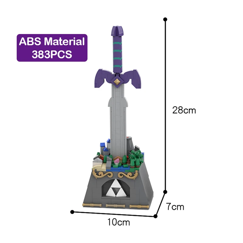 

BZB MOC 36344 Mini Hyrule Castle Game City House Building Blocks Model Bricks Parts Kids Boys DIY Puzzle Game Toys Best Gifts