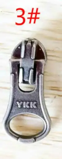 10 шт./партия YKK металлический слайдер для нейлона/катушки водонепроницаемый молния Замена Ремонт FIX Швейные аксессуары - Цвет: as photo 10pcs