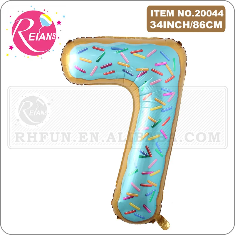 

Фольгированные шары-пончики и цифры REIANS 34 дюйма