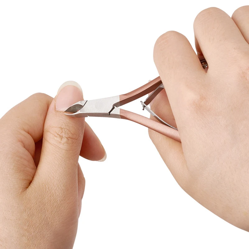 Stainless Steel Sliver Tweezer Clipper Nail Cuticle Nipper Dead Skin Remover Scissor Plier Pusher Tool | Красота и здоровье