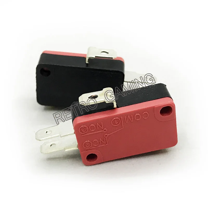 

50pcs/lot High quality Replacement 3 terminals arcade push button actuator microswitches arcade Joystick microswitches
