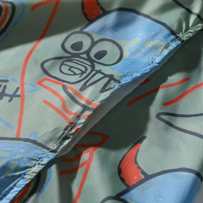 

2021 New Leisure Outdoor Coat Couple's Devil Printed Lightweight Sunscreen Clothing Beautiful