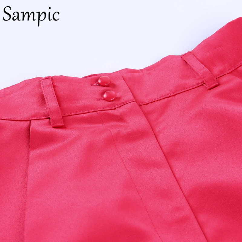 

Sampic Sexy Women Fashion 2020 Summer Party Club Casual High Waist Shorts Loose Bottom Mini Shorts Femme