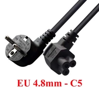 black 1 0m ce certification 90 degree elbow iec c5 extension cord high quality eu germany to c5 pdu chassis server power cable