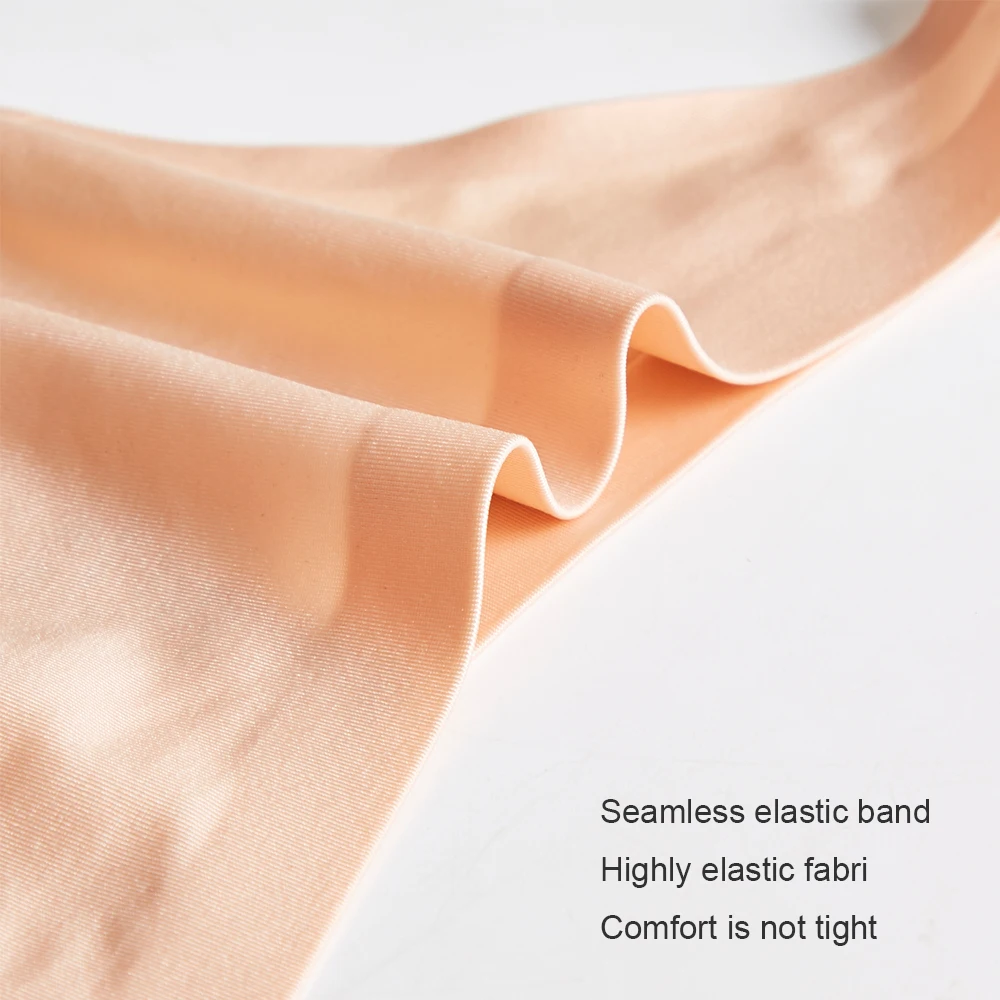 Женские Бесшовные стринги бесшовные трусы шелковое гладкое нижнее белье с