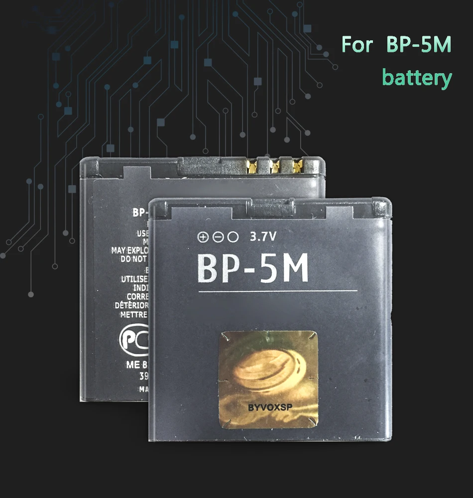 KiKiss 900 мАч сменная батарея мобильного телефона BP-5M для Nokia 5700 5610XM 6110n 6220c 8600 7390 6500s BP 5M литиевые батареи
