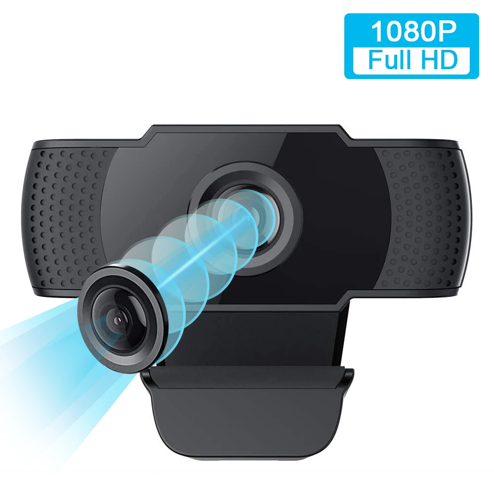 Веб камера с микрофоном 1080P HD веб для потокового компьютера usb 2 0 Компьютерная ПК
