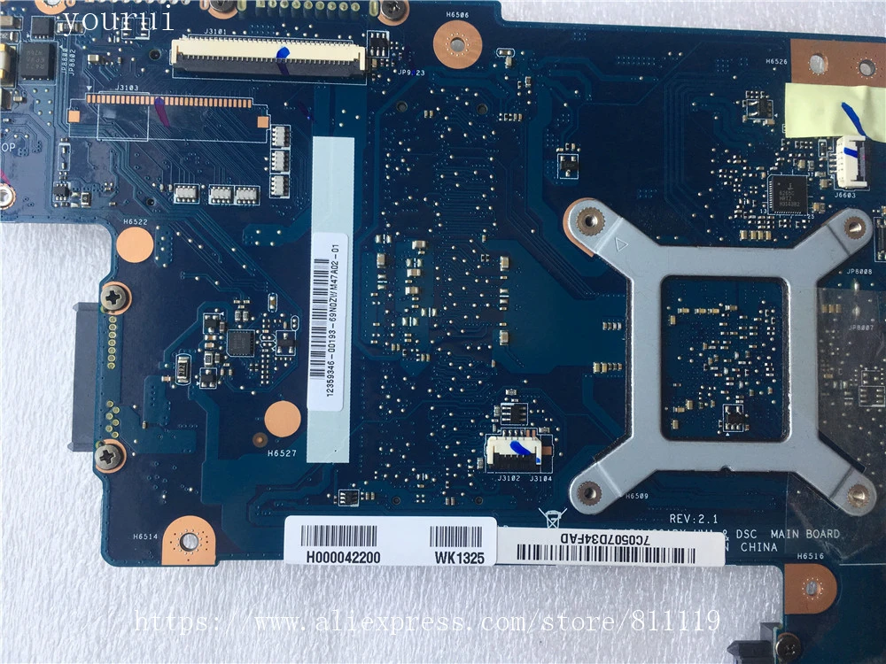 yourui H000042200 Laptopmotherboard For Toshiba C850 L850 Mainboard DDR3 100% fully tested | Компьютеры и офис